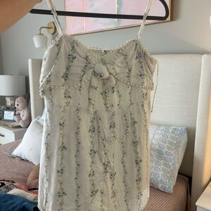 Floral White Women's Romper Francesca's